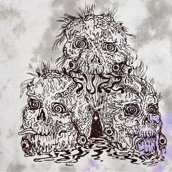 Size XL tie dye sweatshirt Fuzz band pullover :Box L03: - Picture 3 of 9